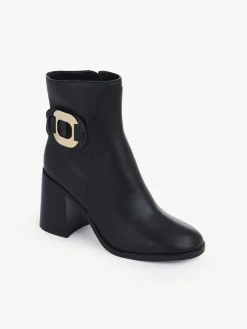 Bottes Et Bottines-Chloé Bottines A Talon Chany Noir