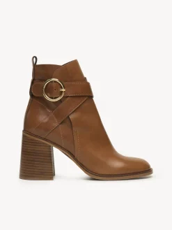 Bottes Et Bottines-Chloé Bottines A Talon Lyna Cuoio