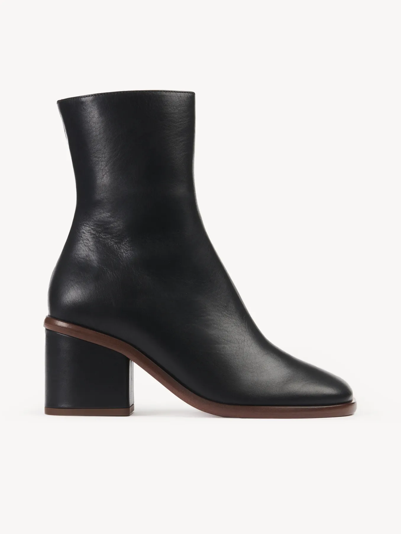 Bottes Et Bottines-Chloé Bottines A Talon Meganne Noir