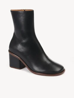 Bottes Et Bottines-Chloé Bottines A Talon Meganne Noir
