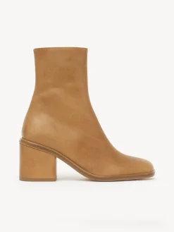 Bottes Et Bottines-Chloé Bottines A Talon Meganne Quiet Brown