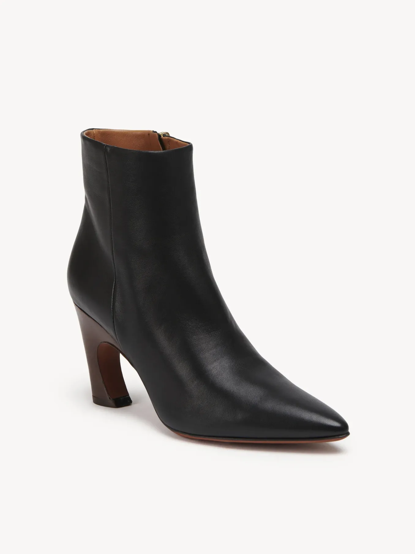 Bottes Et Bottines-Chloé Bottines A Talon Oli Noir