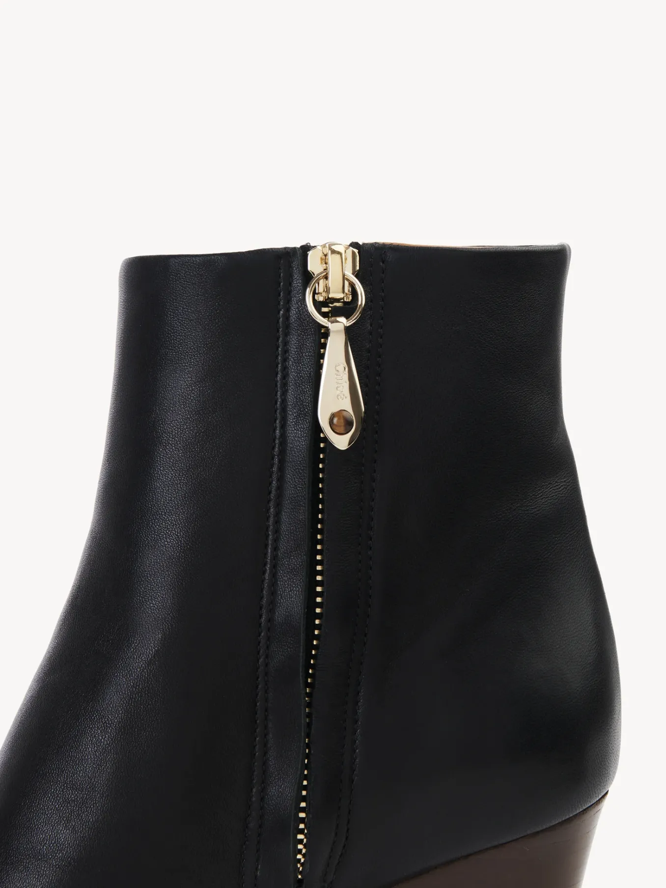 Bottes Et Bottines-Chloé Bottines A Talon Oli Noir