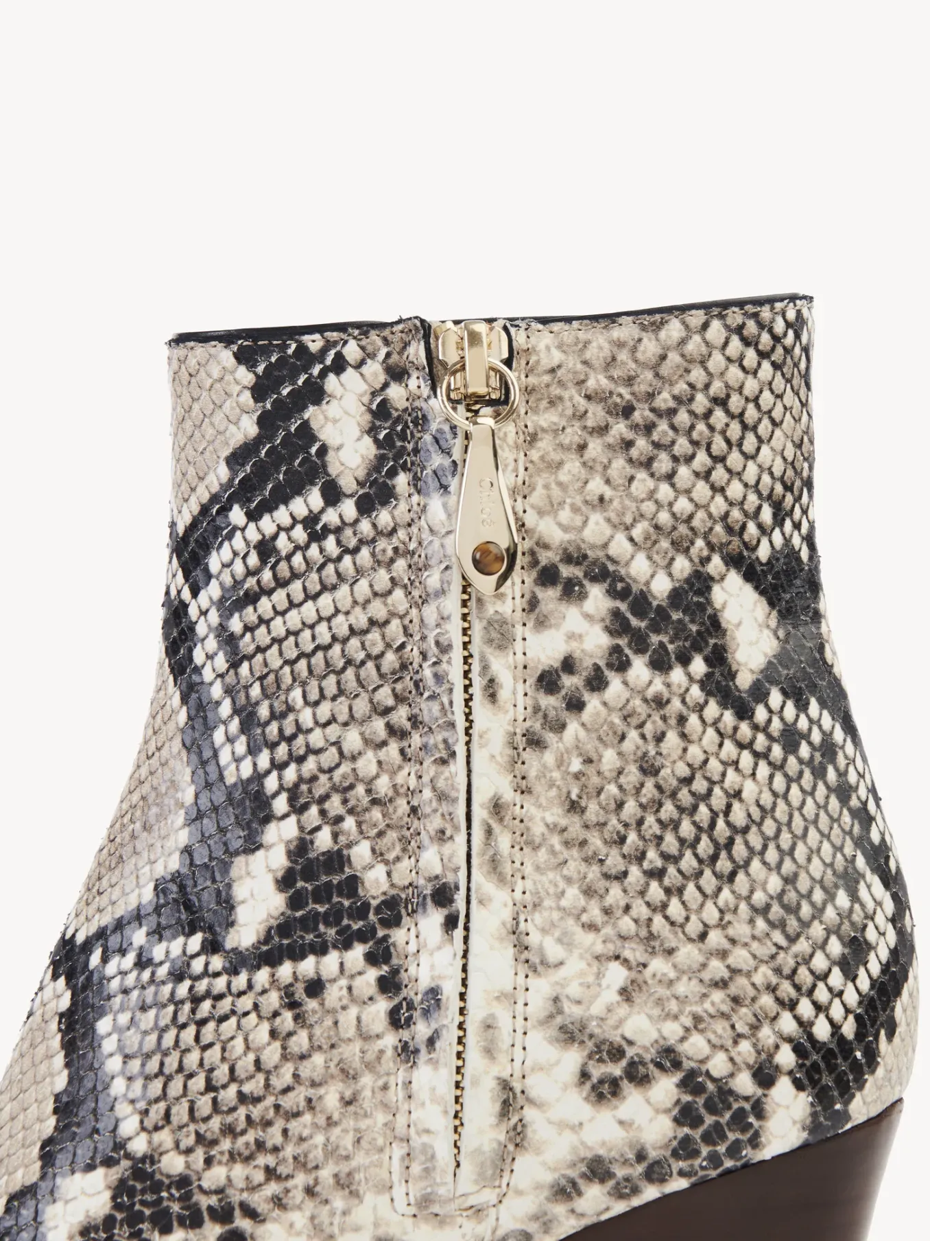 Bottes Et Bottines-Chloé Bottines A Talon Oli Eternal Grey
