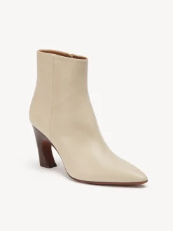Bottes Et Bottines-Chloé Bottines A Talon Oli Pearly Grey