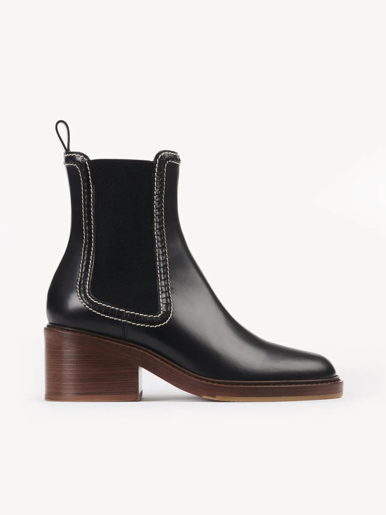 Bottes Et Bottines-Chloé Bottines Chelsea Mallo Noir