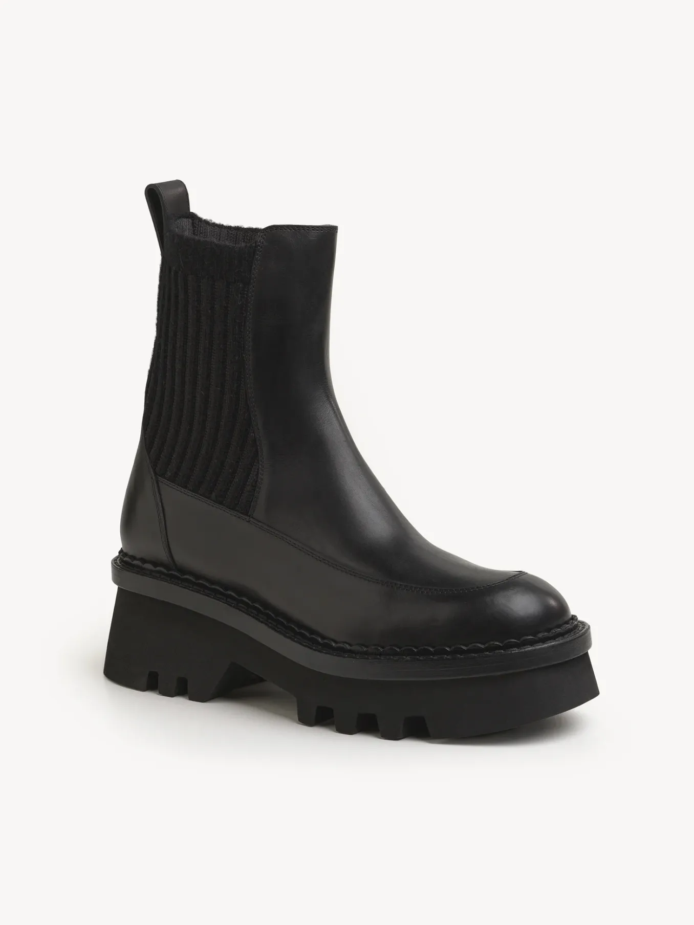 Bottes Et Bottines-Chloé Bottines Chelsea Owena Noir