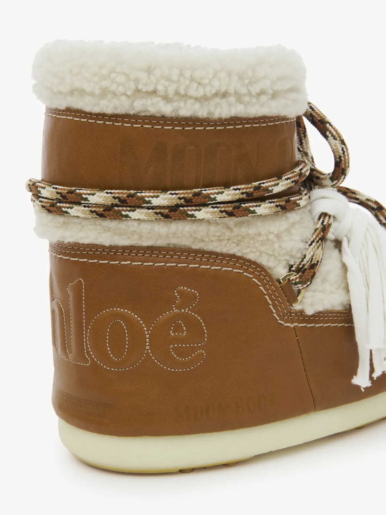 Bottes Et Bottines-Chloé Bottines Chloe X Moon Boot Luminous Ochre