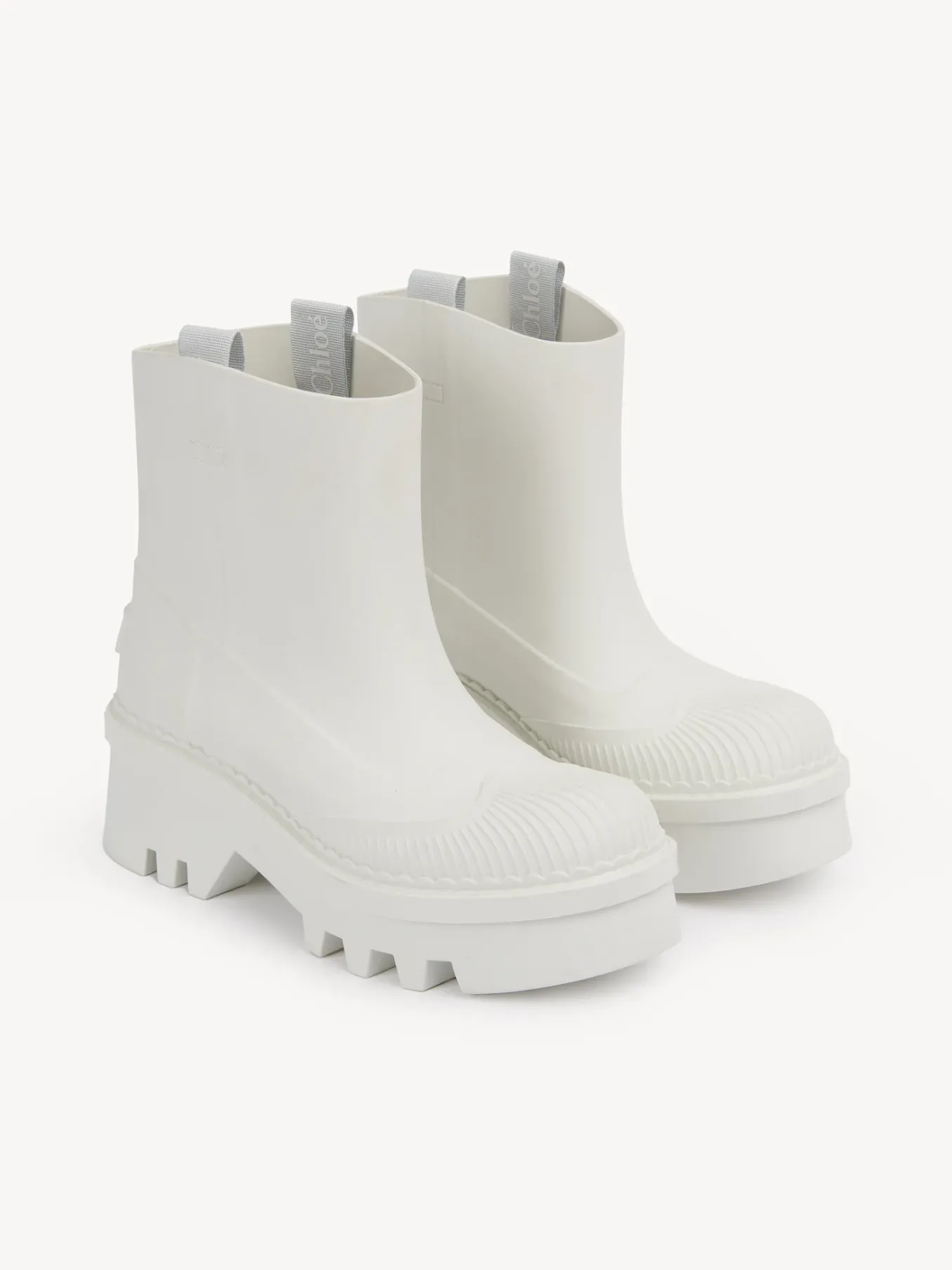 Bottes Et Bottines-Chloé Bottines Raina Blanc