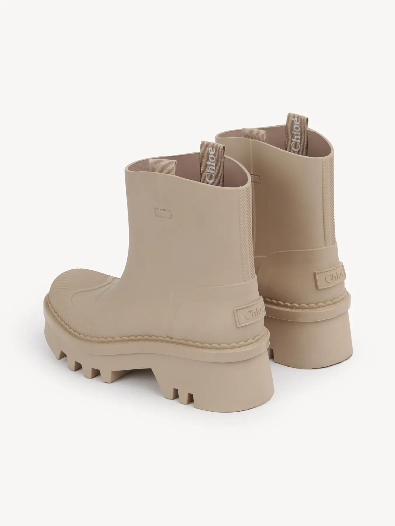 Bottes Et Bottines-Chloé Bottines Raina Beige Rosa