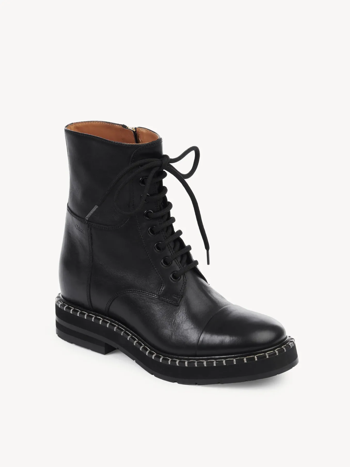 Bottes Et Bottines-Chloé Bottines Rangers Noua Noir