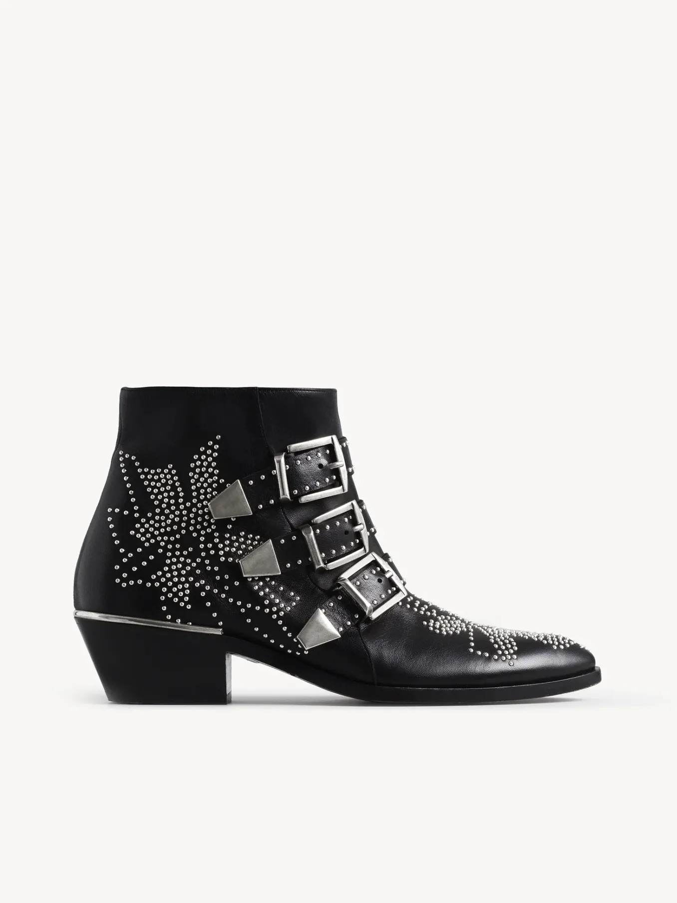 Bottes Et Bottines-Chloé Bottines Susanna Black Silver