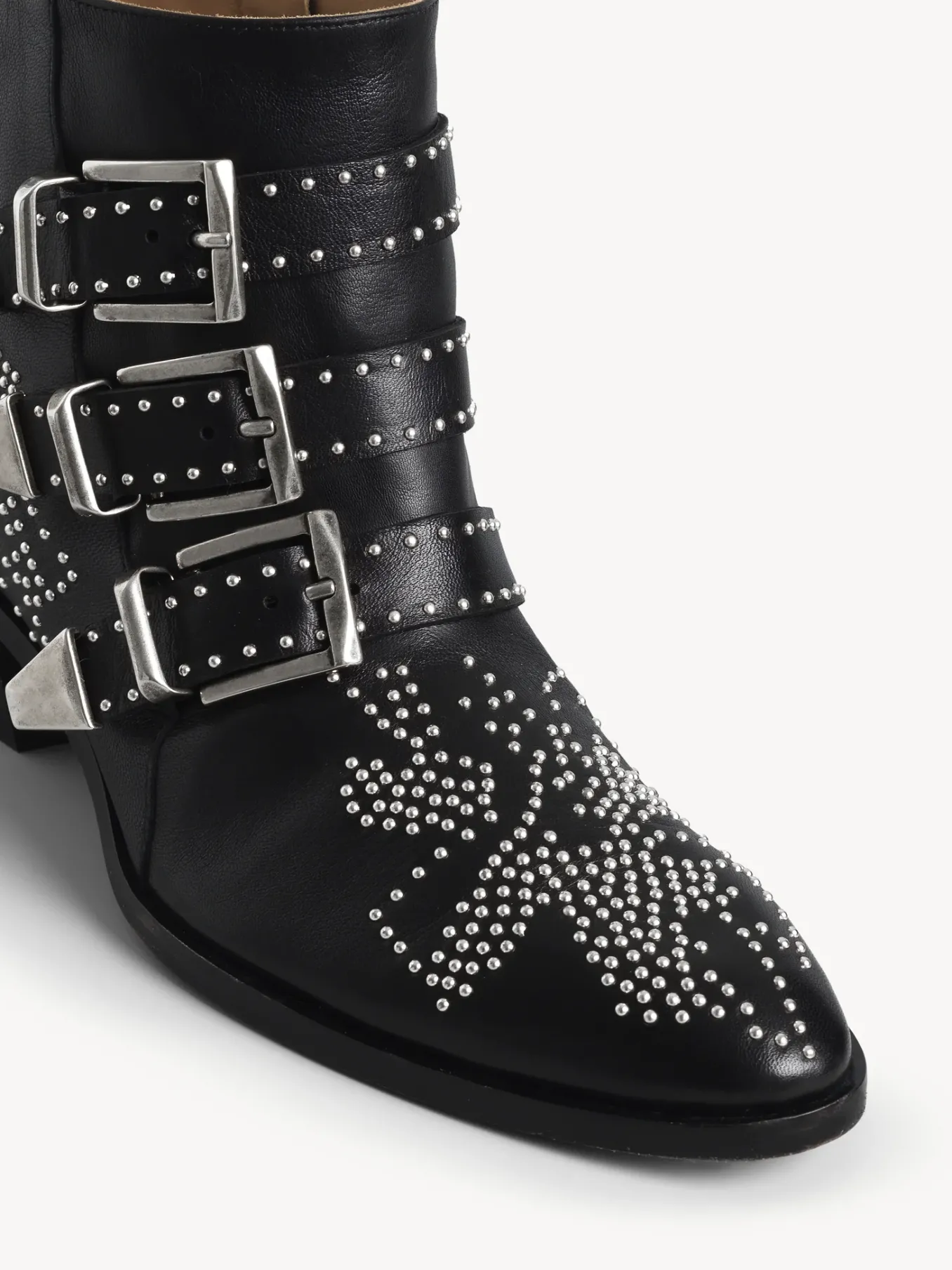 Bottes Et Bottines-Chloé Bottines Susanna Black Silver
