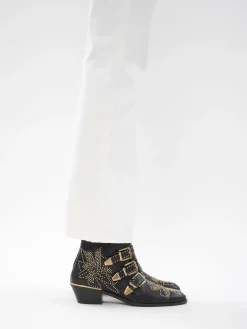 Bottes Et Bottines-Chloé Bottines Susanna Black Gold
