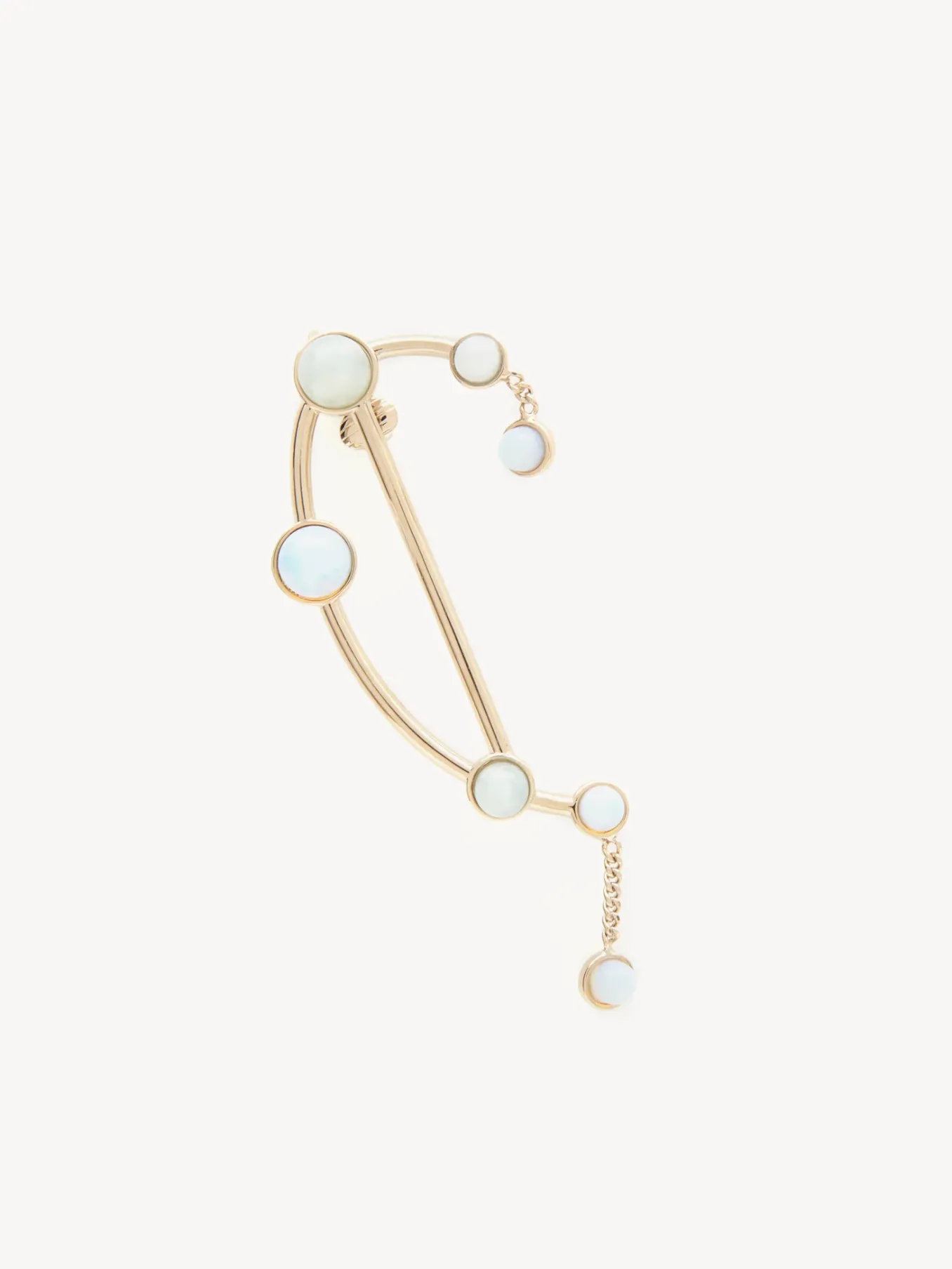 Bijoux-Chloé Boucle D'Oreille Chloe Zodiac Balance Multicolor 7