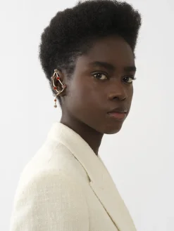 Bijoux-Chloé Boucle D'Oreille Chloe Zodiac Lion Multicolor 5