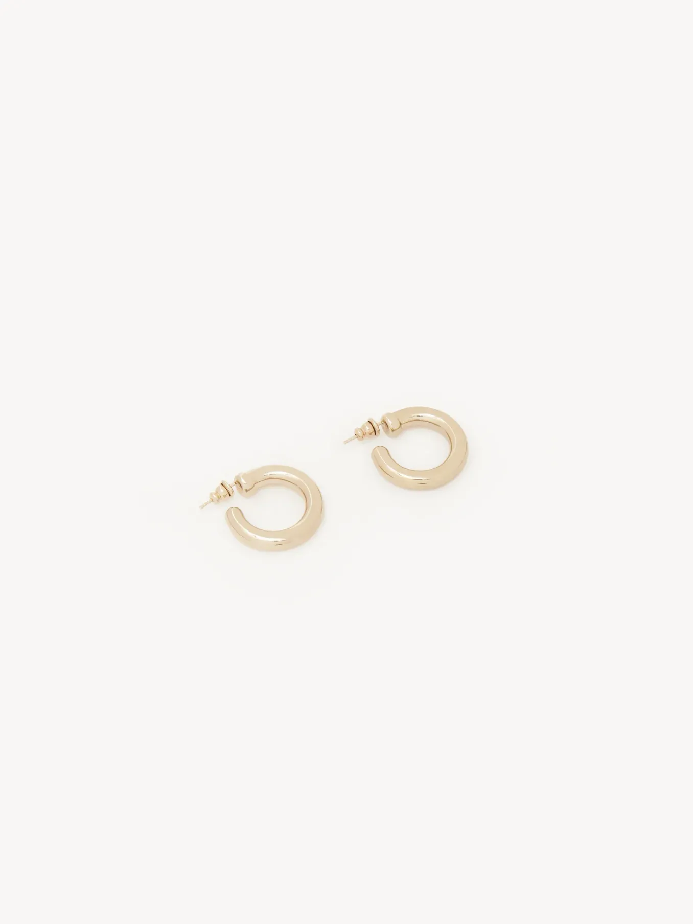 Bijoux-Chloé Boucles D'Oreilles Creoles Maura Gold Color