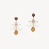 Bijoux-Chloé Boucles D'Oreilles Darcey Gold Color