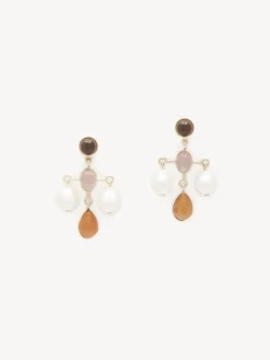 Bijoux-Chloé Boucles D'Oreilles Darcey Gold Color