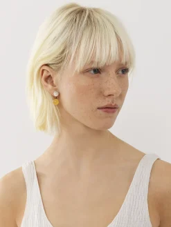 Bijoux-Chloé Boucles D'Oreilles Darcey Gold Color