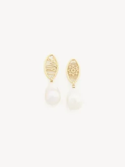 Bijoux-Chloé Boucles D'Oreilles Darcey Lace Pearl