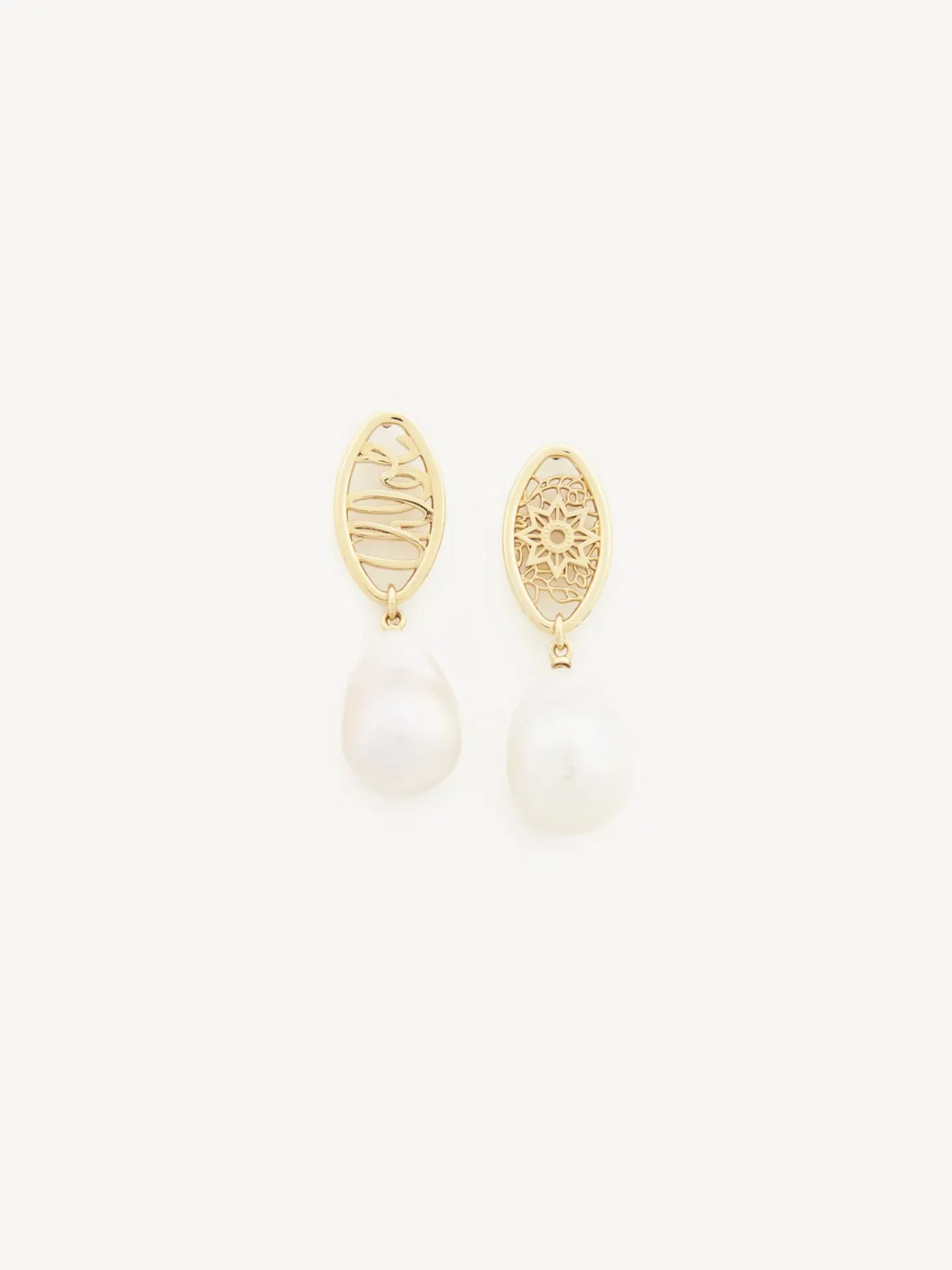 Bijoux-Chloé Boucles D'Oreilles Darcey Lace Pearl
