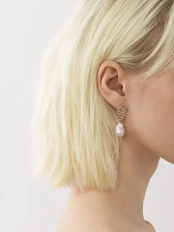 Bijoux-Chloé Boucles D'Oreilles Darcey Lace Pearl