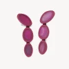 Bijoux-Chloé Boucles D'Oreilles Jemma Fuchsia Purple