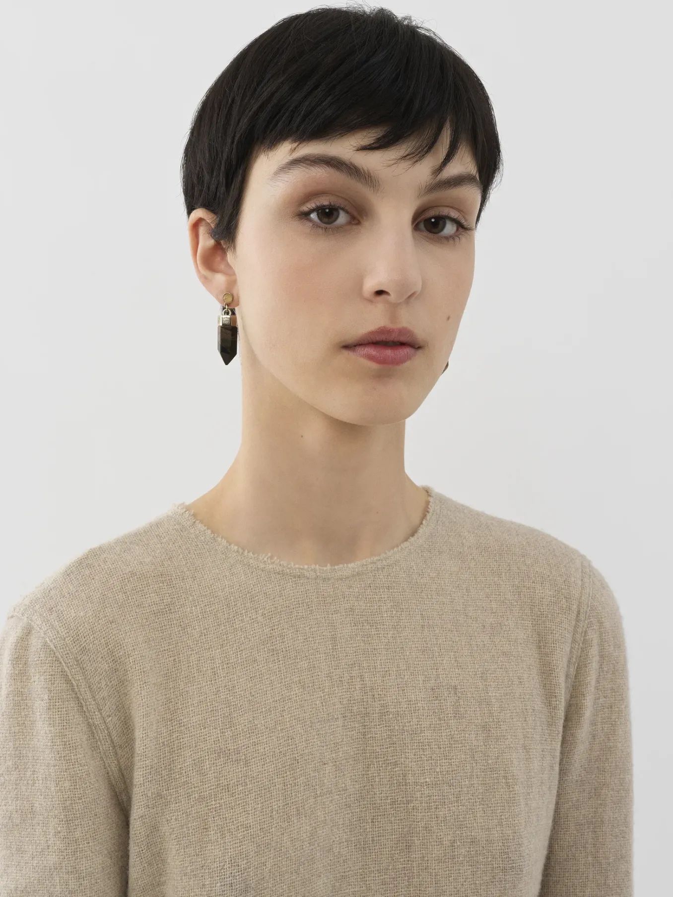 Bijoux-Chloé Boucles D'Oreilles Jemma Brown - Yellow 1