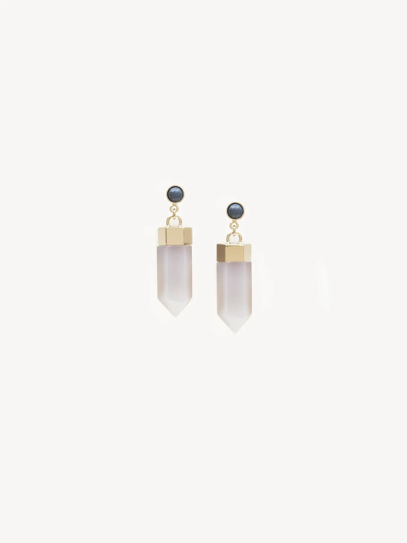 Bijoux-Chloé Boucles D'Oreilles Jemma Grey - Blue 1