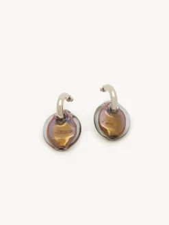 Bijoux-Chloé Boucles D'Oreilles Otho Bronze Brown