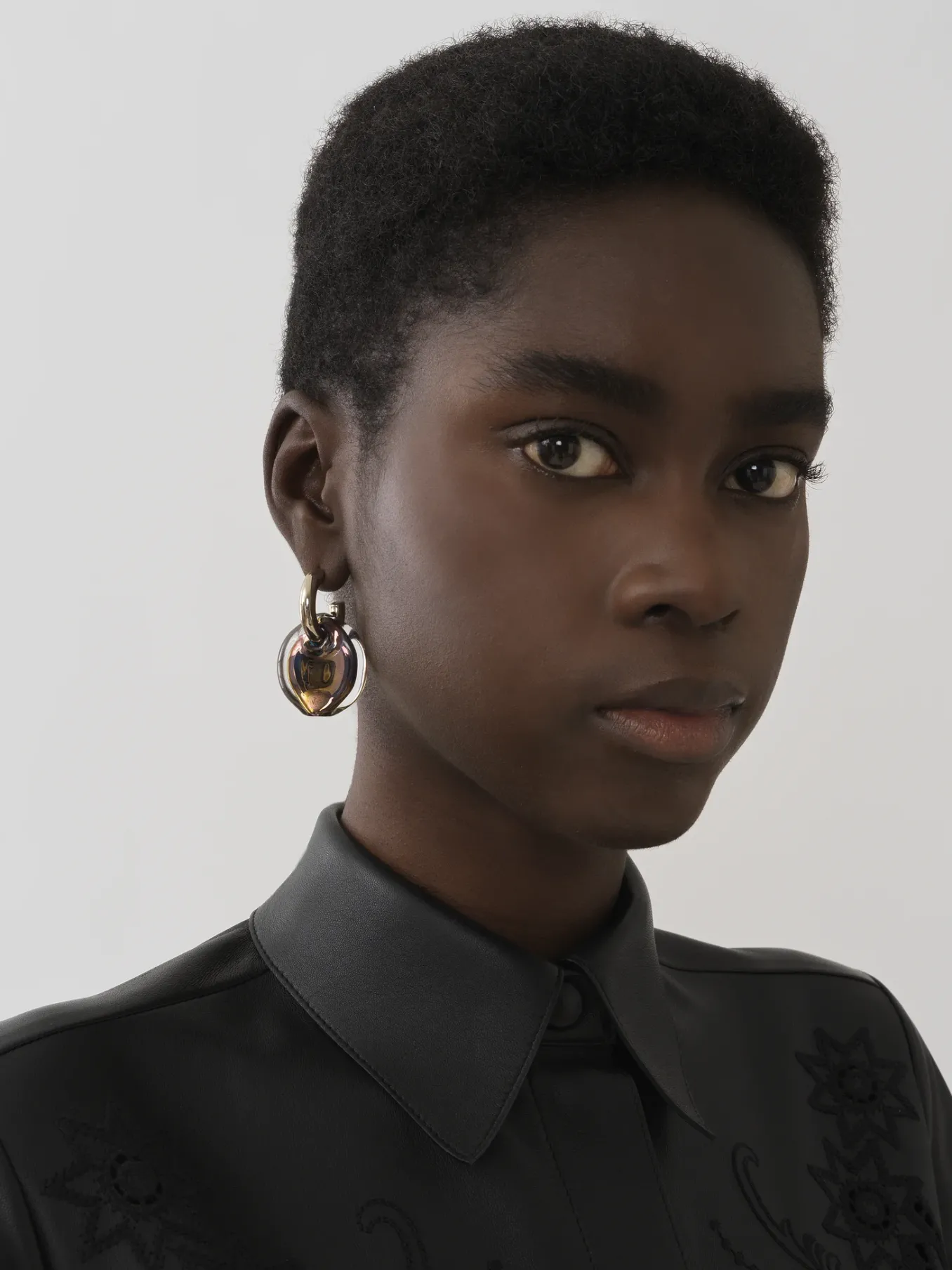 Bijoux-Chloé Boucles D'Oreilles Otho Bronze Brown