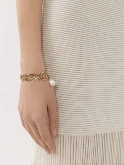 Bijoux-Chloé Bracelet Darcey Lace Gold Color