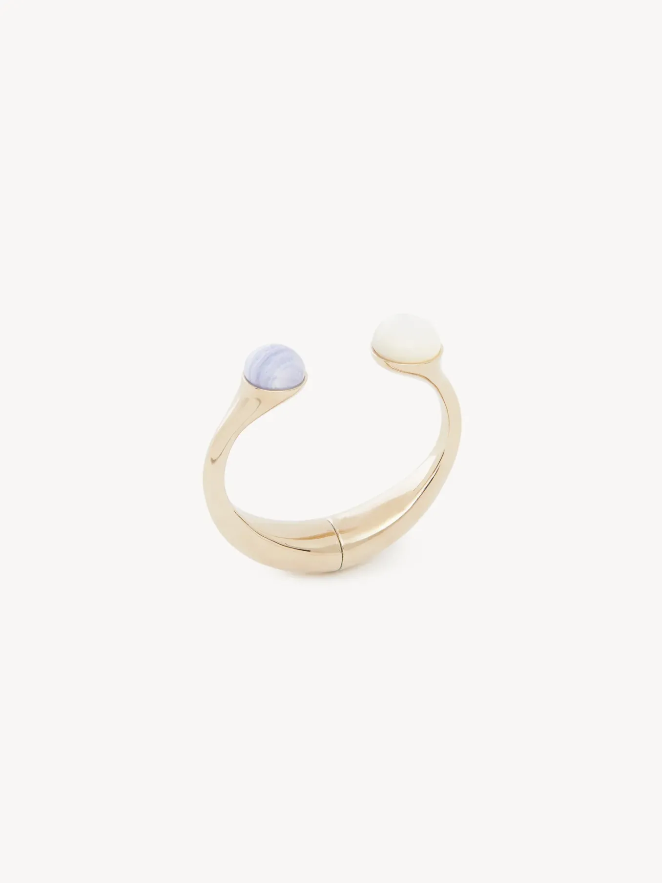 Bijoux-Chloé Bracelet Jonc Darcey Gold Color