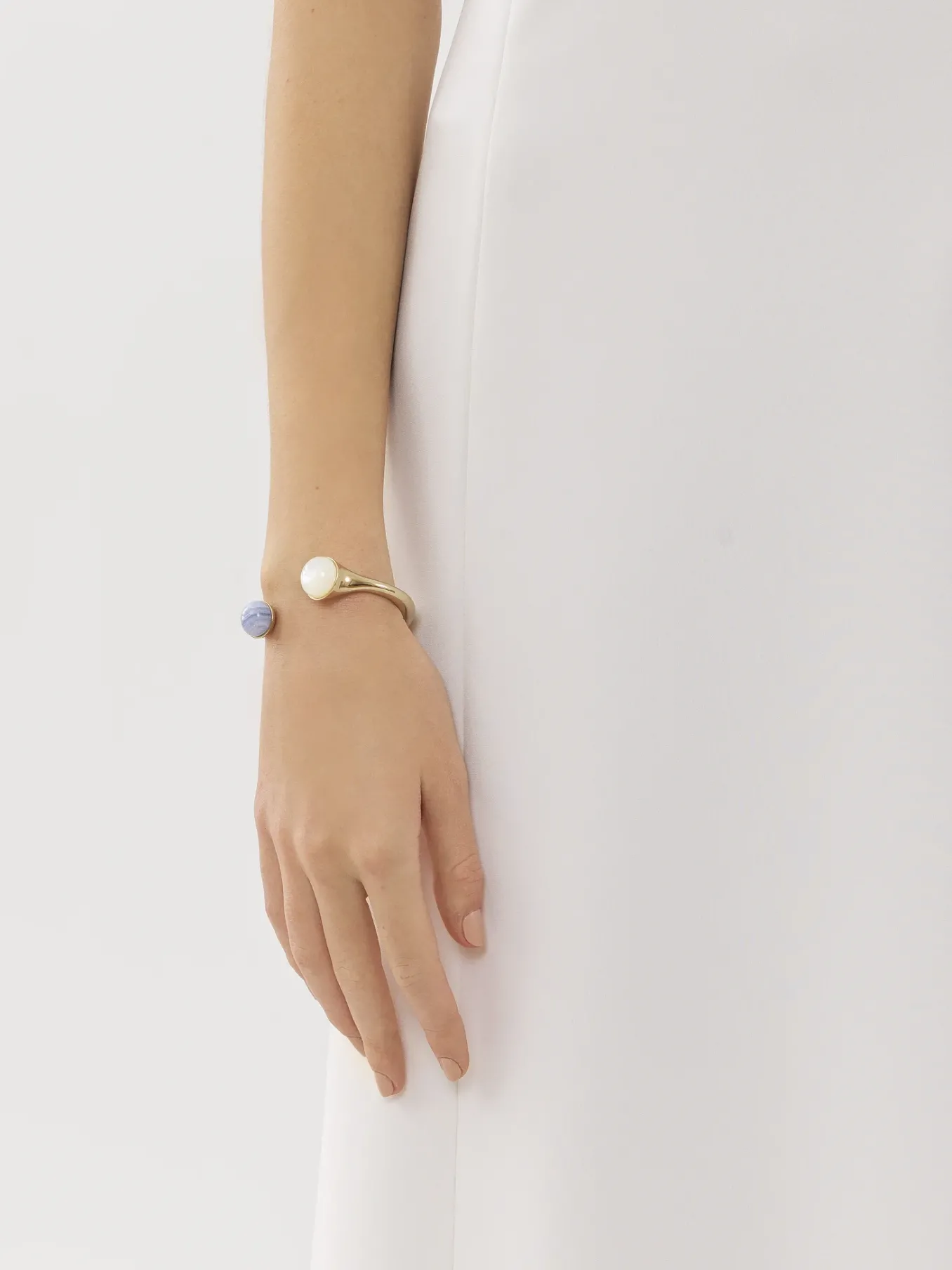 Bijoux-Chloé Bracelet Jonc Darcey Gold Color