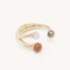 Bijoux-Chloé Bracelet Jonc Ora Gold Color