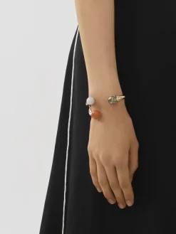 Bijoux-Chloé Bracelet Jonc Ora Gold Color