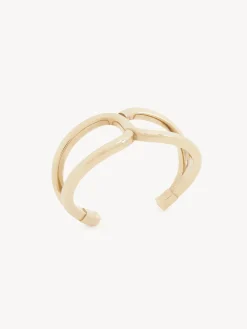 Bijoux-Chloé Bracelet Manchette Marcie Gold Color