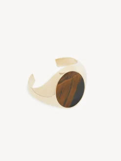 Bijoux-Chloé Bracelet Manchette Nancy Gold Color