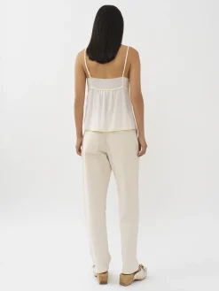 Vêtements-Chloé Caraco White Pink