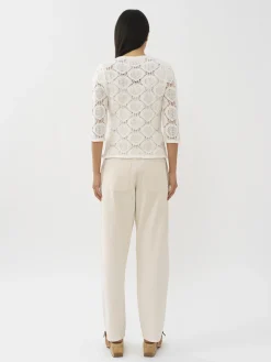 Vêtements-Chloé Cardigan A Nouer Cloudy White