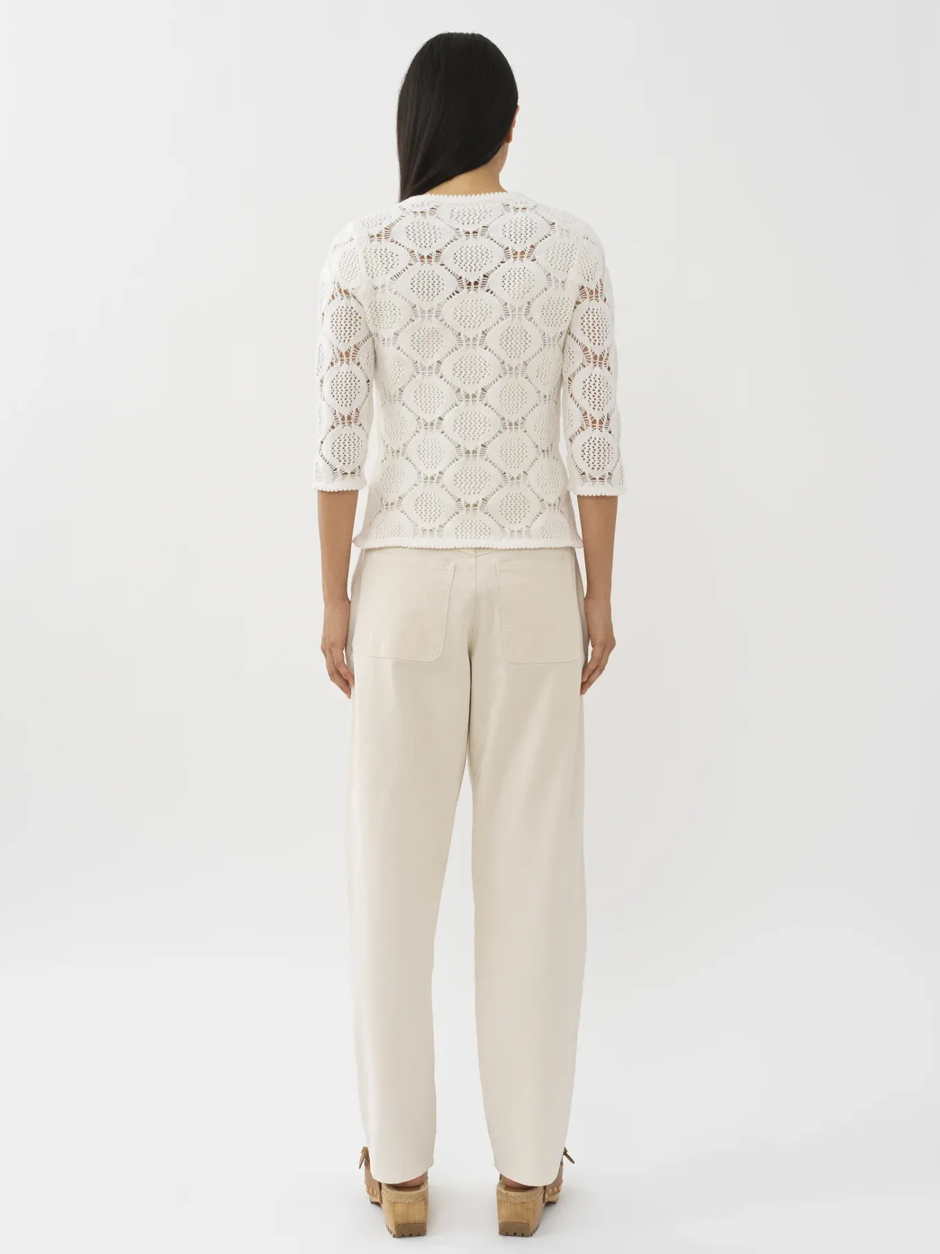 Vêtements-Chloé Cardigan A Nouer Cloudy White