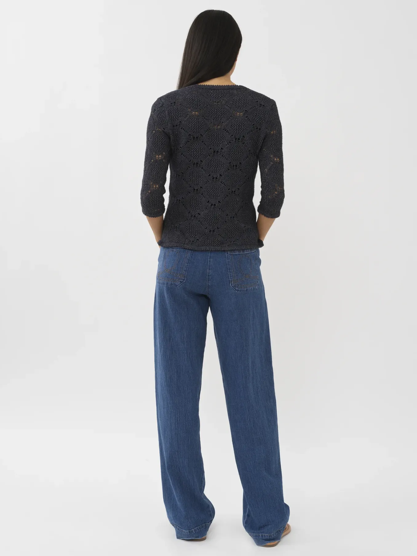 Vêtements-Chloé Cardigan A Nouer Ink Navy