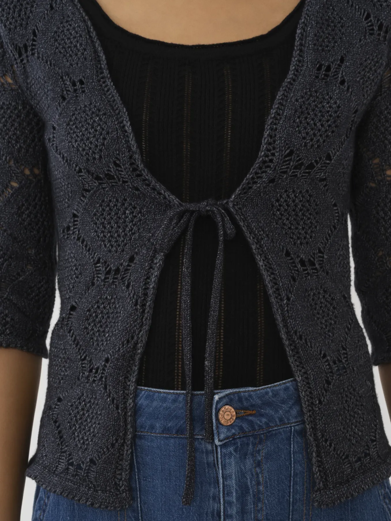 Vêtements-Chloé Cardigan A Nouer Ink Navy
