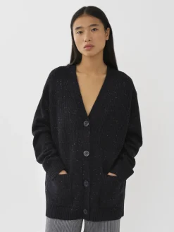 Vêtements-Chloé Cardigan Col V Ink Navy