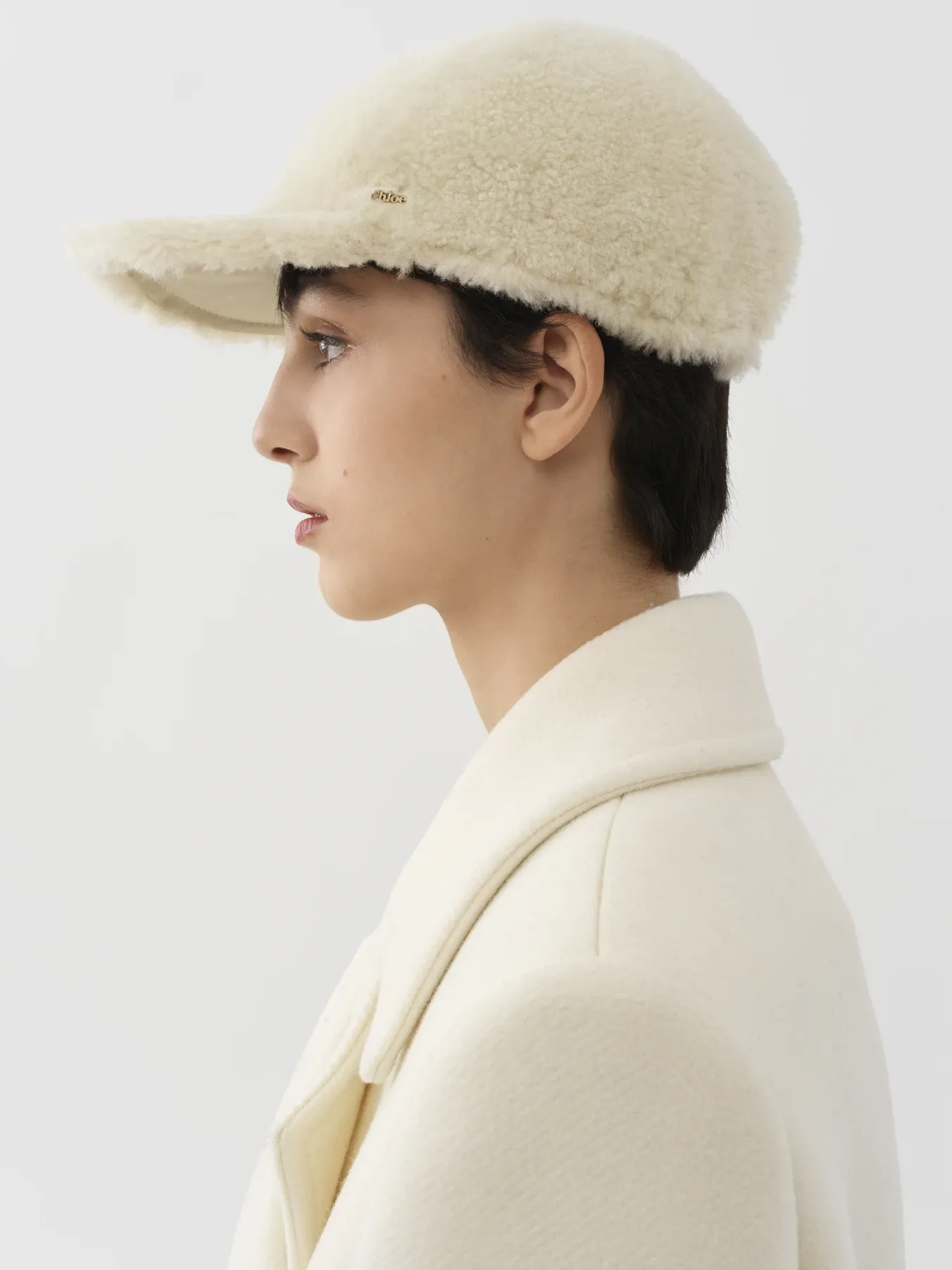 Chapeaux Et Gants-Chloé Casquette Soft Beige