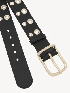 Ceintures-Chloé Ceinture A Oeillets Noir