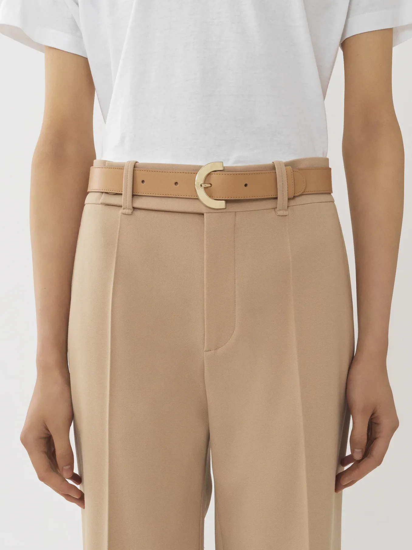 Ceintures-Chloé Ceinture C Milky Brown