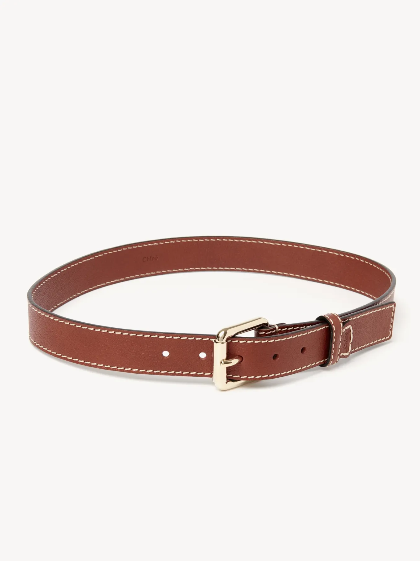 Ceintures-Chloé Ceinture Edith Sepia Brown