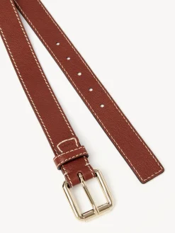 Ceintures-Chloé Ceinture Edith Sepia Brown